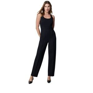 SPANX Elegant Black Sleeveless Jumpsuit
